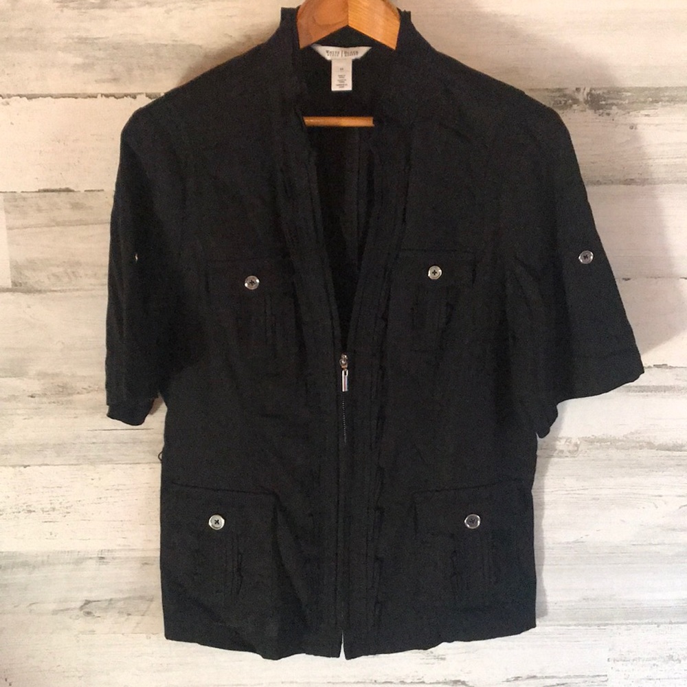 WHBM linen blazer jacket EUC